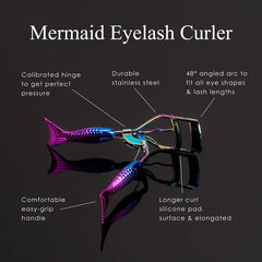 "1Pc Gradient Purple Curled Upswept Lashes for All Eyes"
