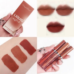 Matte Velvet Lipstick and Gloss in Dusty Rose & Brown